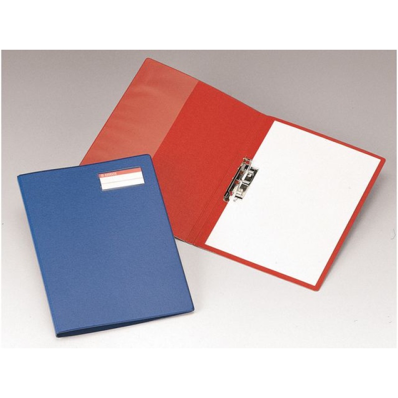 Conferentiemap met clip blauw/doos 10