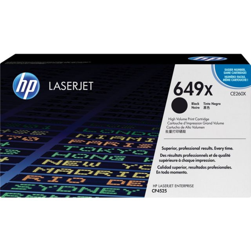 Toner HP CE260X 17K zwart