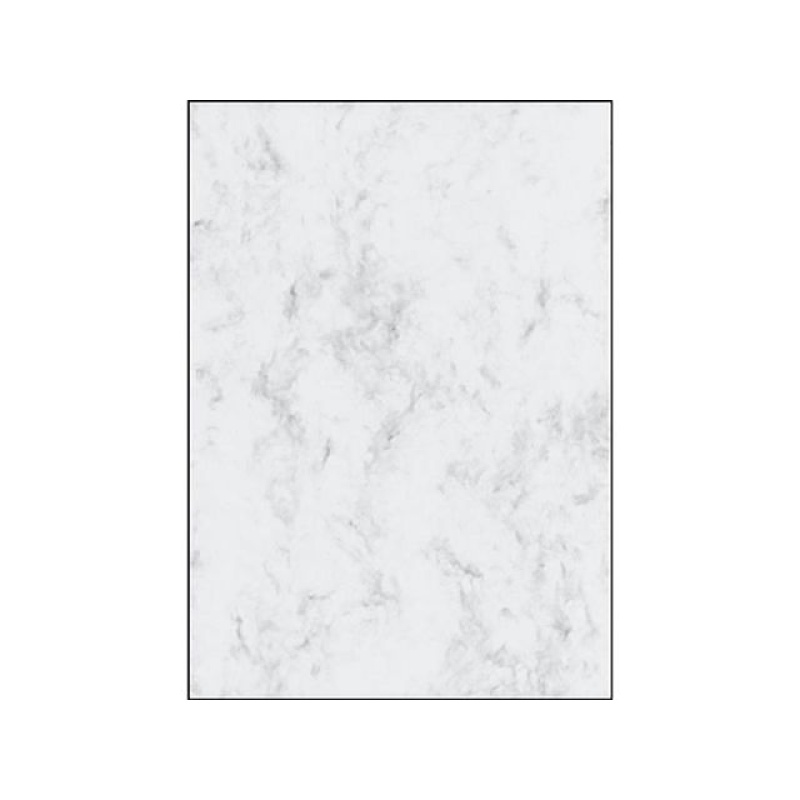 Papier Sigel A4 200gr marmer grijs/pk50v