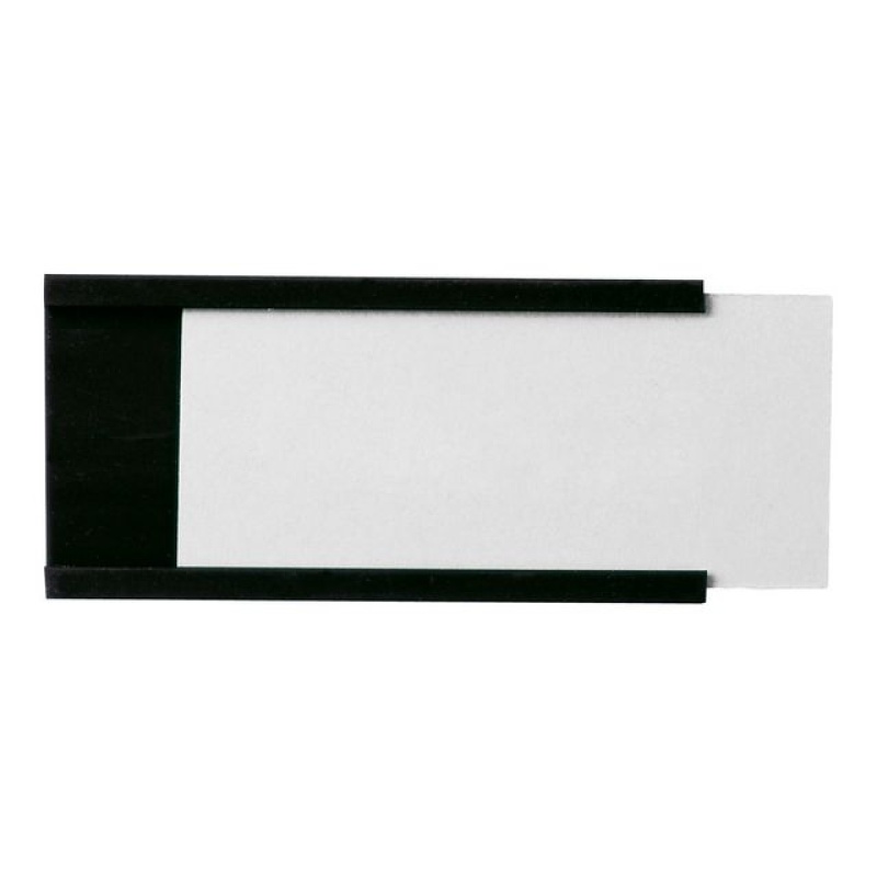Etikethouder magn 30x90mm incl etik/pk24