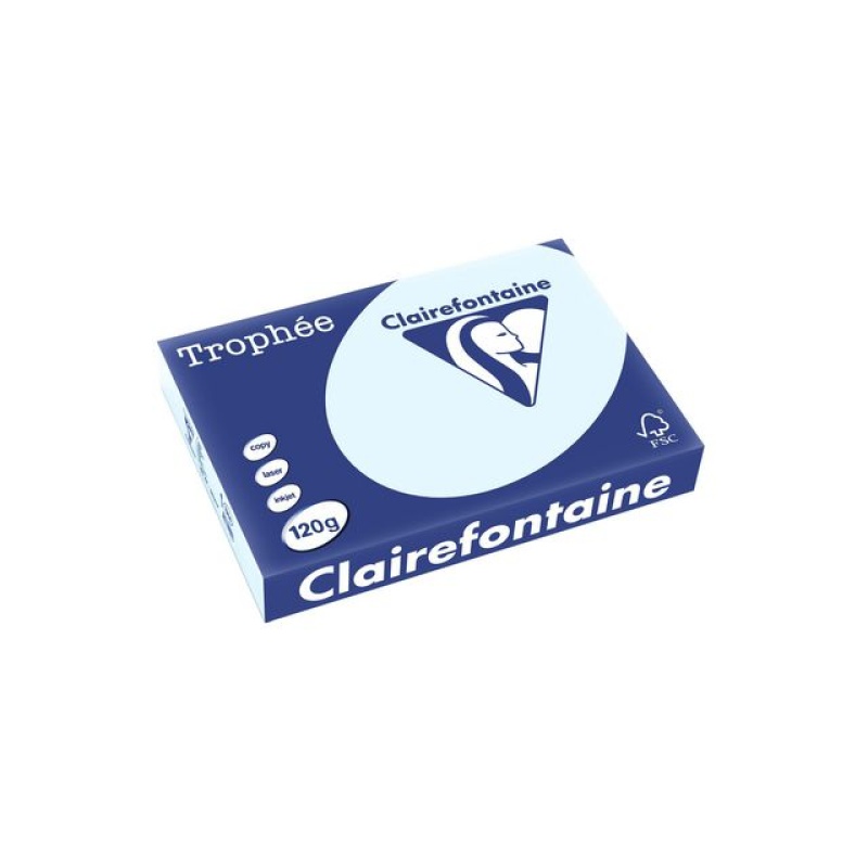 Papier Trophée A4 120g lichtblauw/pk250v