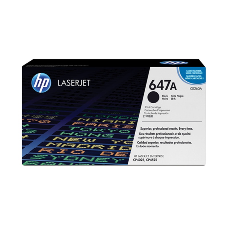 Toner HP CE260A 647A 8,5K zwart