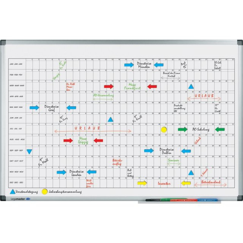 Jaarplanner horizontaal 60x90cm