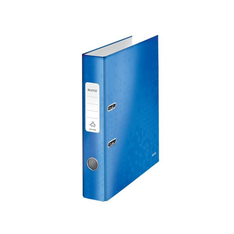 Ordner Leitz WOW 50mm A4 karton blauw