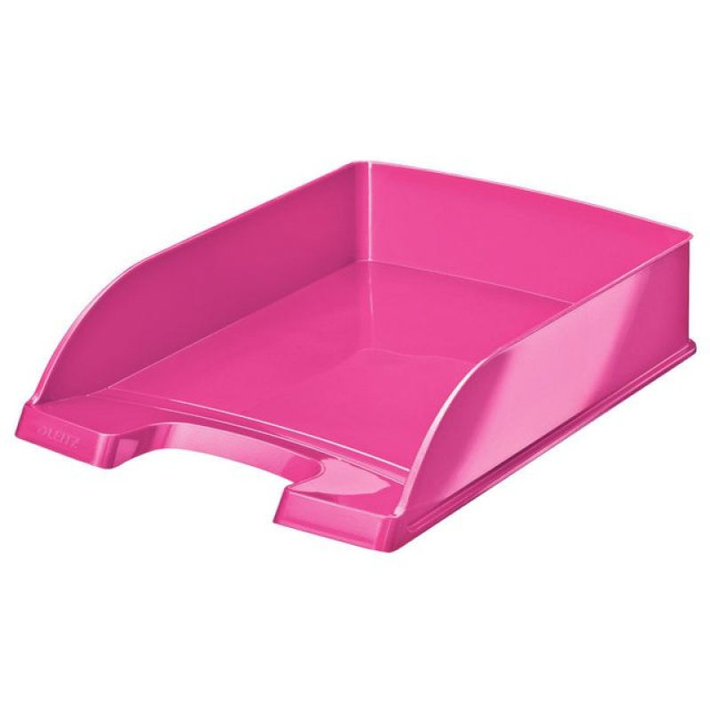 Brievenbak Leitz Plus WOW roze metallic