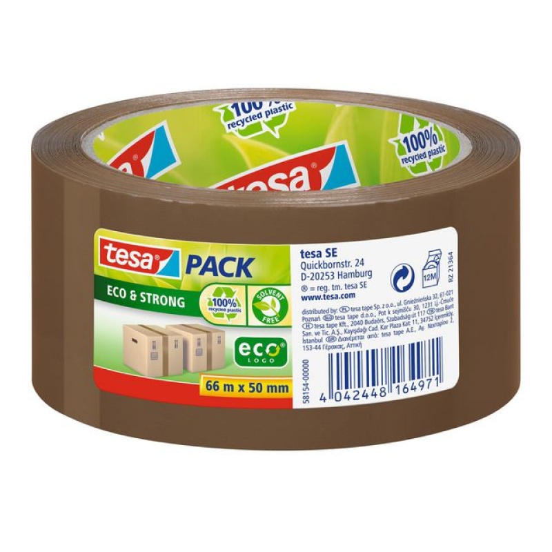 Verpakkingstape ECO STRONG 50mmx66m br/6
