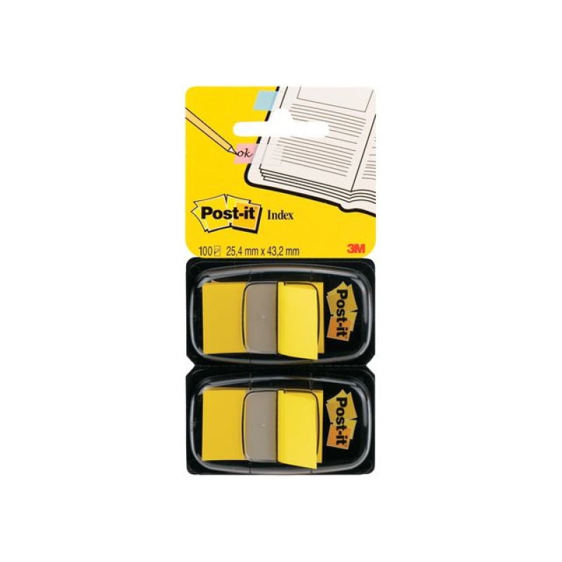 Index Post-It 50 tabs geel/pak 2