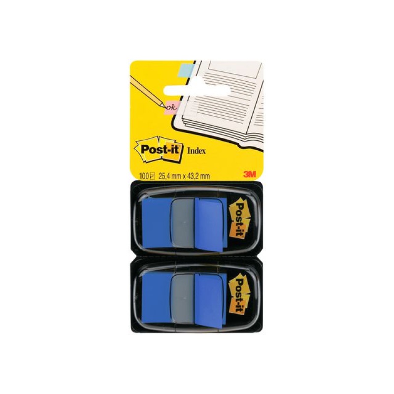 Index Post-It 50 tabs blauw/pak 2