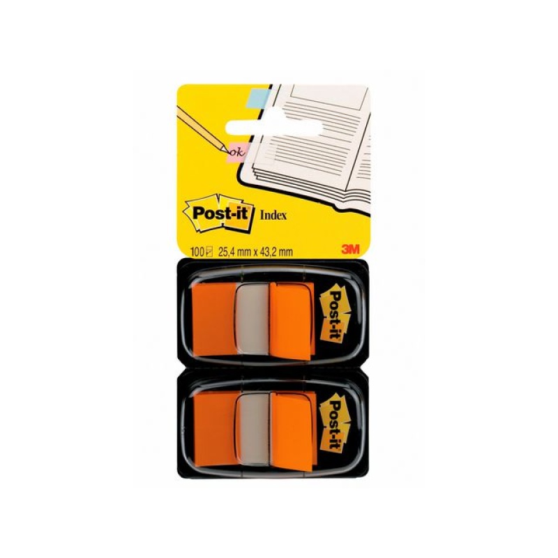Index Post-It 50 tabs oranje/pak 2