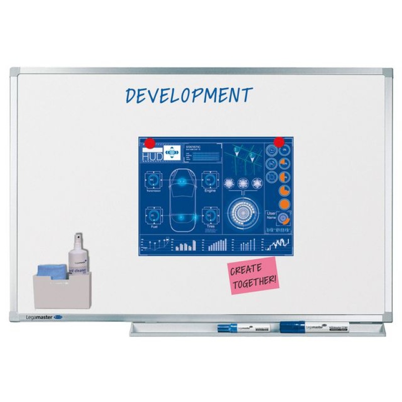 Whiteboard Lega Prof. emaille 120x300