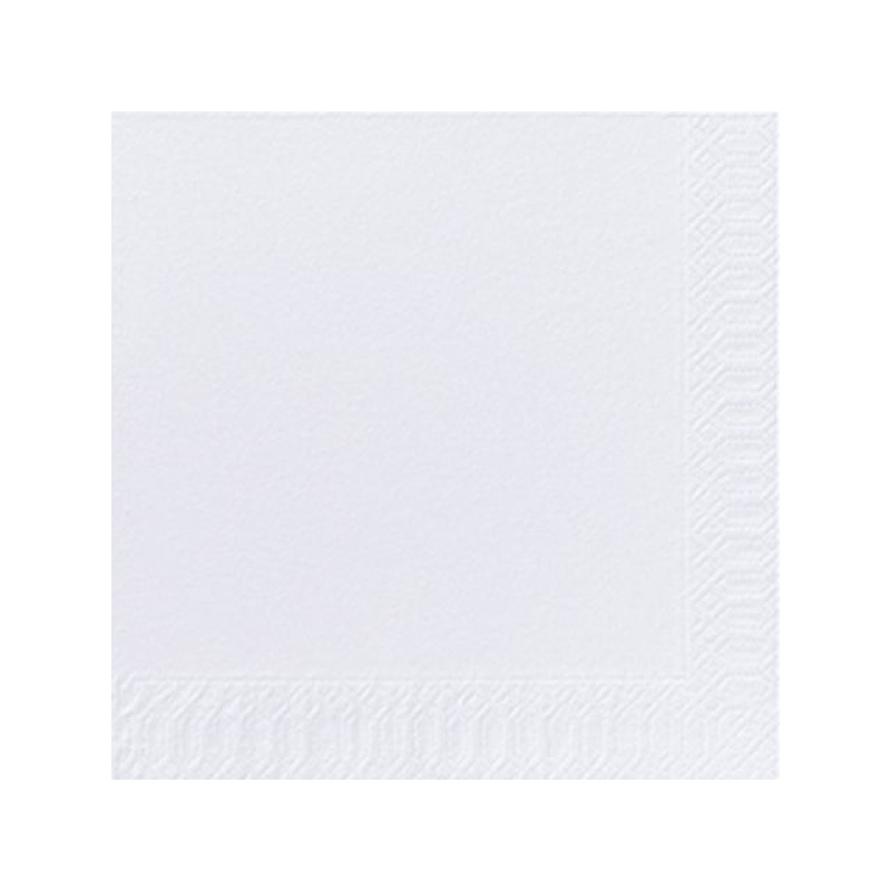 Servet Duni 33x33cm 2lgs wit/pk300