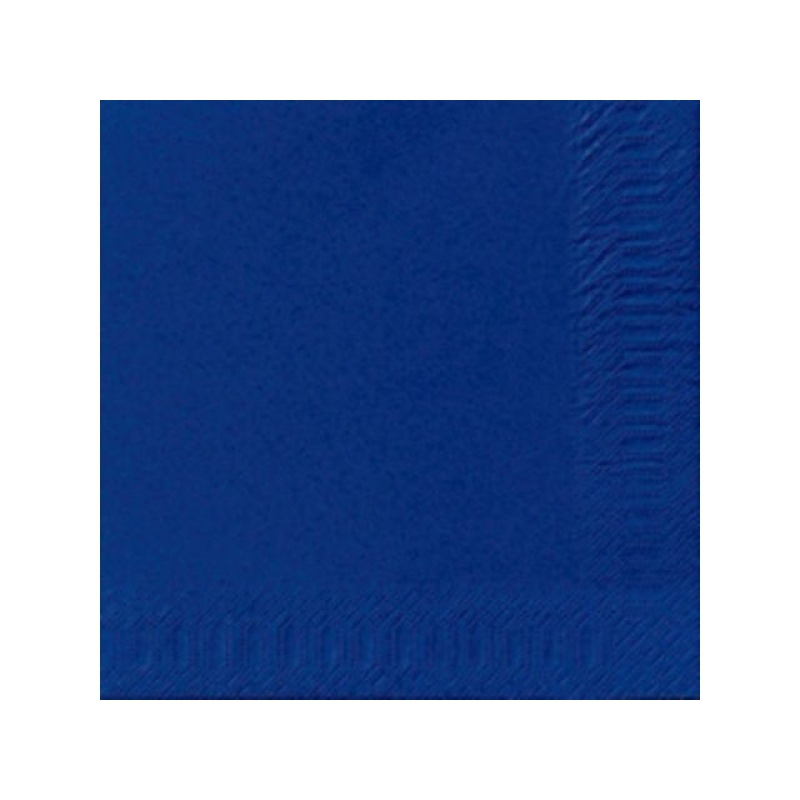 Servet Duni 33x33cm 3lgs d. blauw/pk125