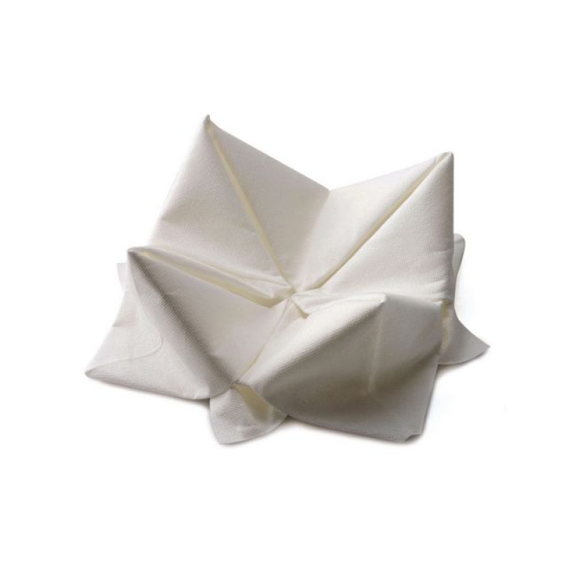 Servet Duni 33x33cm 3lgs wit/pk125