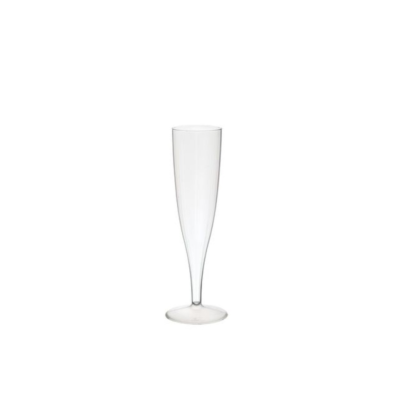 Champagneglazen Duni kunststof pk/10