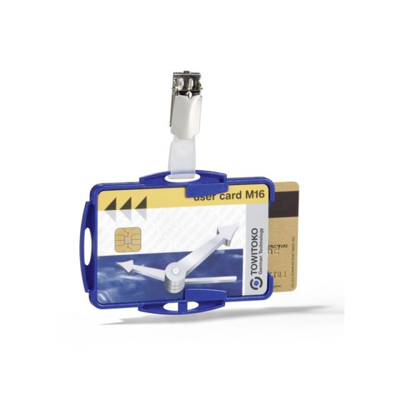 Kaarthouder Durable 8218 54x85 duo bl/25