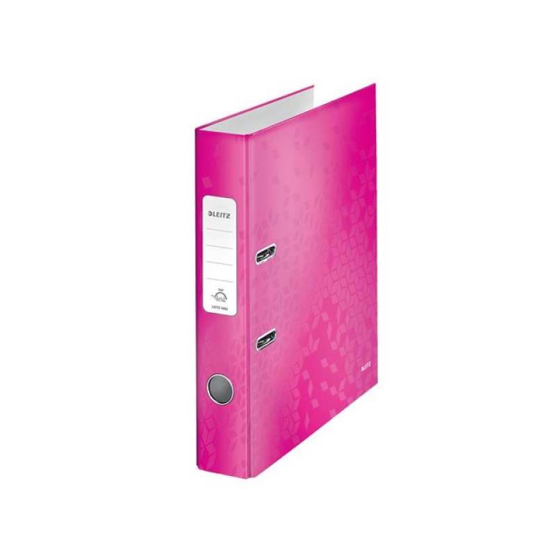 Ordner Leitz WOW 50mm A4 karton roze
