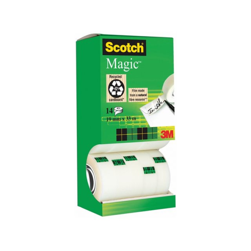 Plakband magic Scotch 810 19mmx33m/ds14r