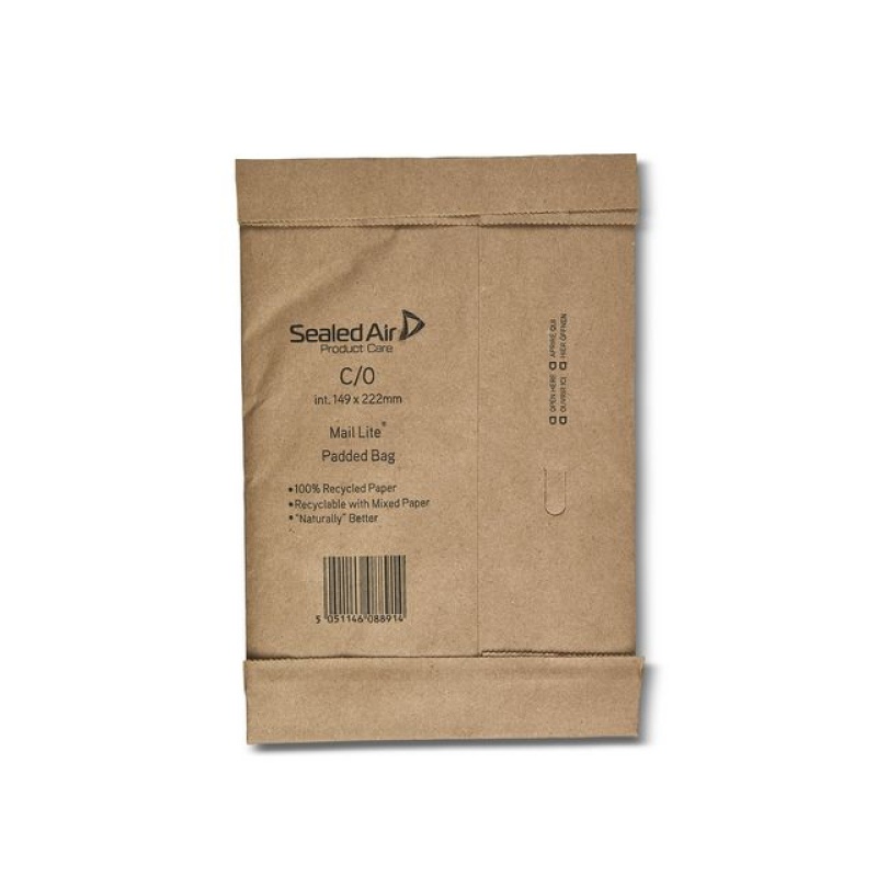 Padkraftenvelop MailLite C/0 goud/100