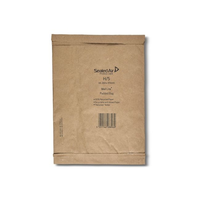 Padkraftenvelop MailLite H/5 goud/50