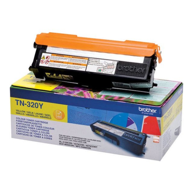 Toner Brother TN-320Y 1.5K geel