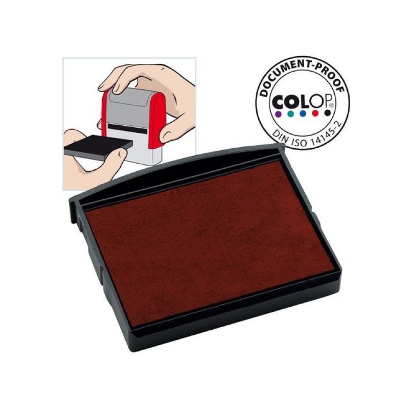 Inktkussen Colop E/2100 rood/pak 2