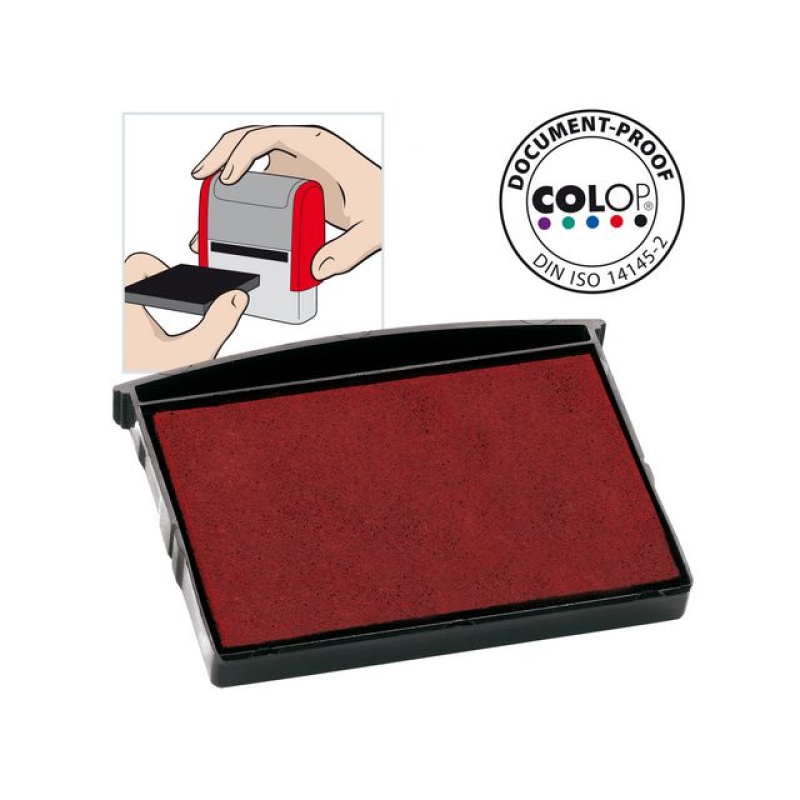 Inktkussen Colop E/2600 rood/pak 2