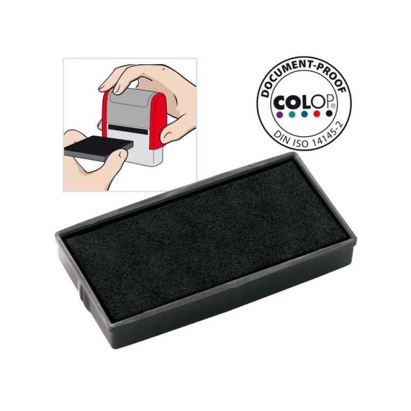 Inktkussen Colop E/30 zwart/pak 2