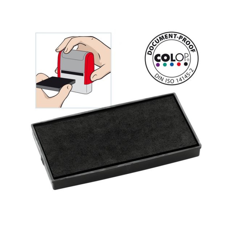 Inktkussen Colop E/50 zwart/pak 2