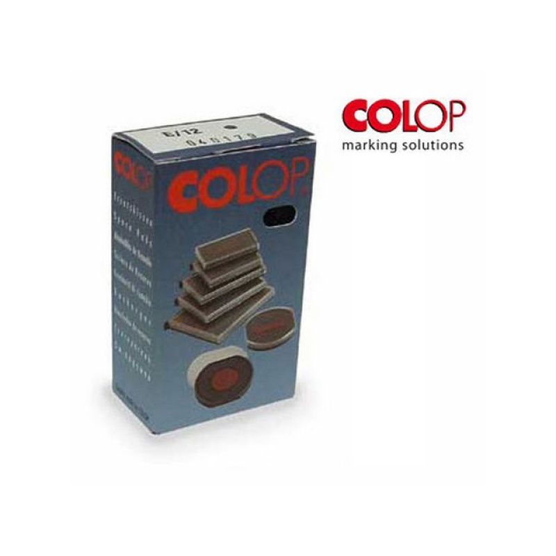 Inktkussen Colop E/12/2 rood/blauw/pak 2