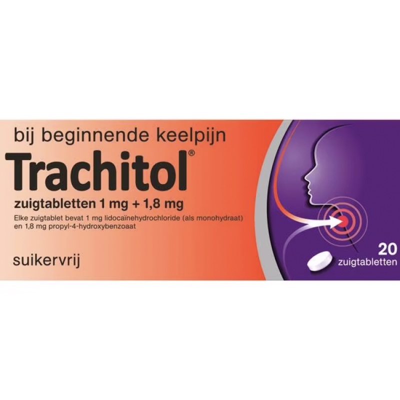 Keelpijntablet Trachitol/pk20