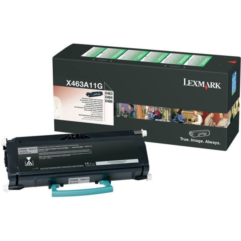 Toner Lexmark x463/x464/x466 zwart