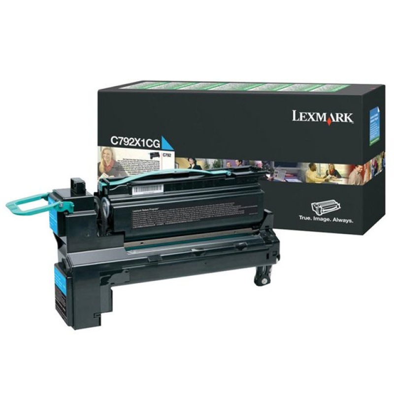 Toner Lexmark C792 ret.progr. 20K cyan