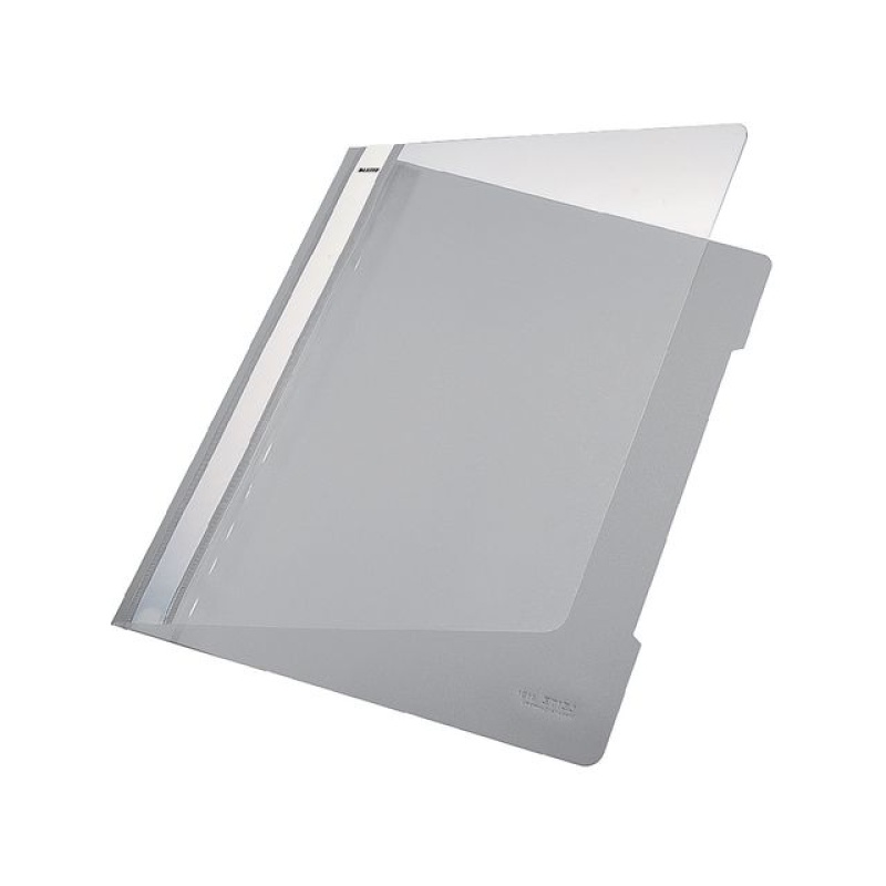 Hechtmap Leitz 4191 A4 PVC grijs/doos 25