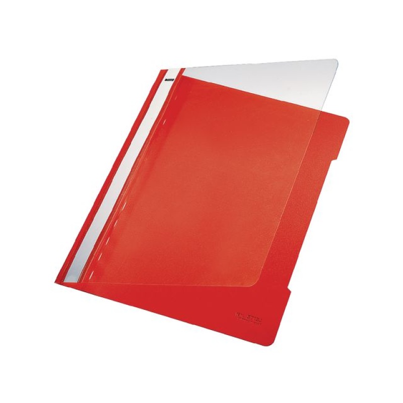 Hechtmap Leitz 4191 A4 PVC rood/doos 25