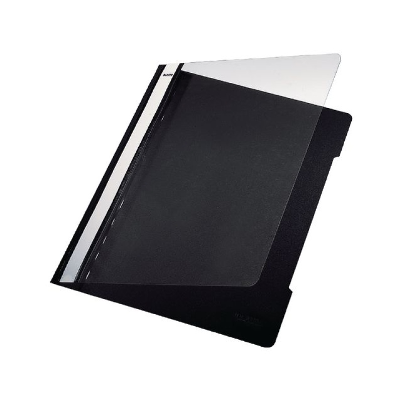 Hechtmap Leitz 4191 A4 PVC zwart/doos 25