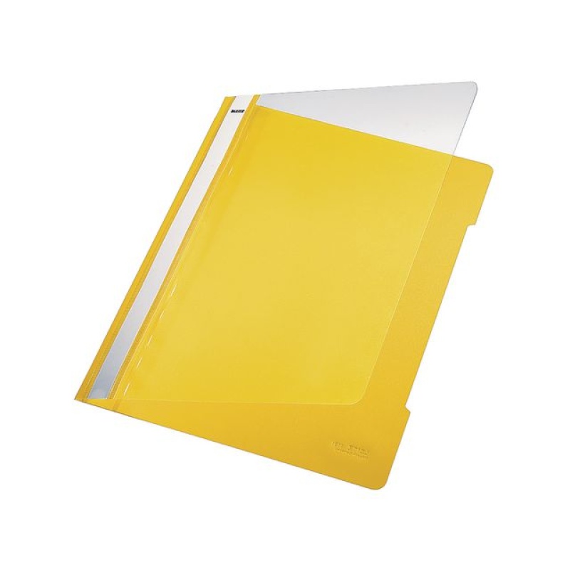 Hechtmap Leitz 4191 A4 PVC geel/doos 25