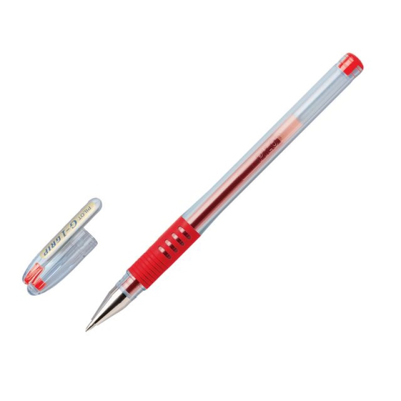 Gelpen Pilot G1-7 Grip 0,4mm rood/pak 12