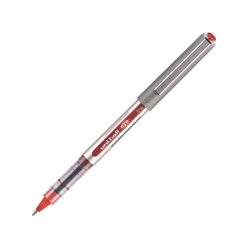 Rolschrijver uni-ball Eye 0,5 rood/pk 12