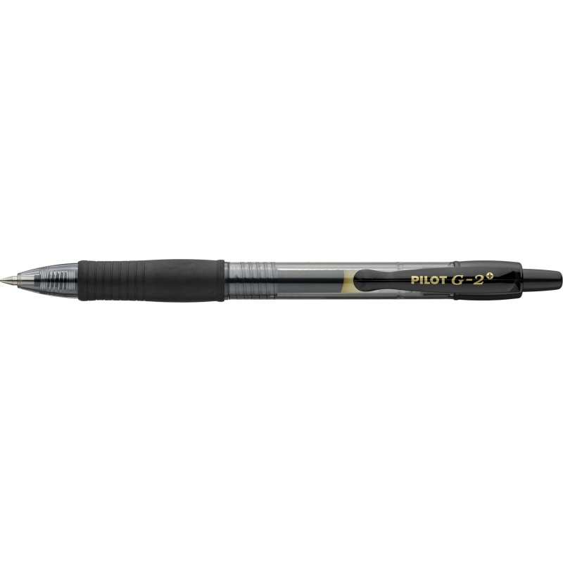 Gelpen Pilot G2+ 07 0,4mm zwart/pak 12