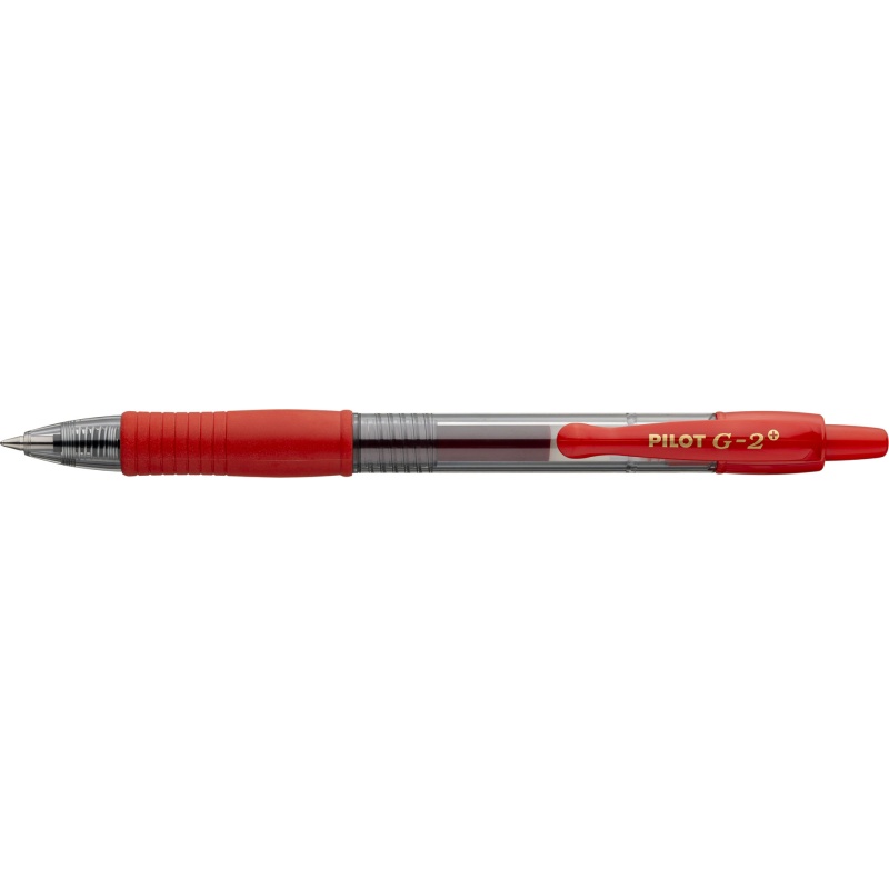Gelpen Pilot G2+ 07 0,4mm rood/pak 12