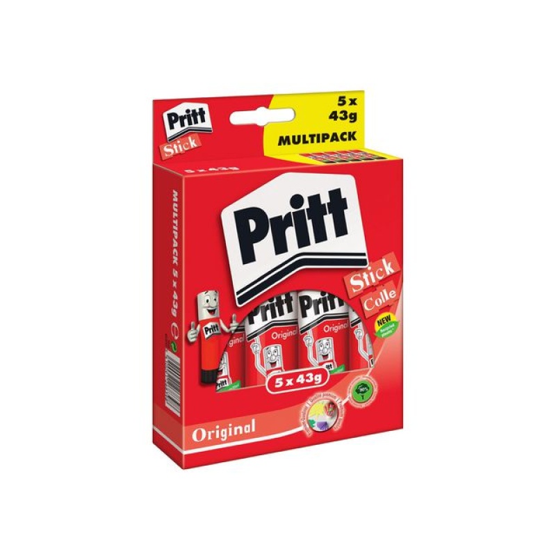 Lijmstift Pritt permanent 43 gram/bs 5