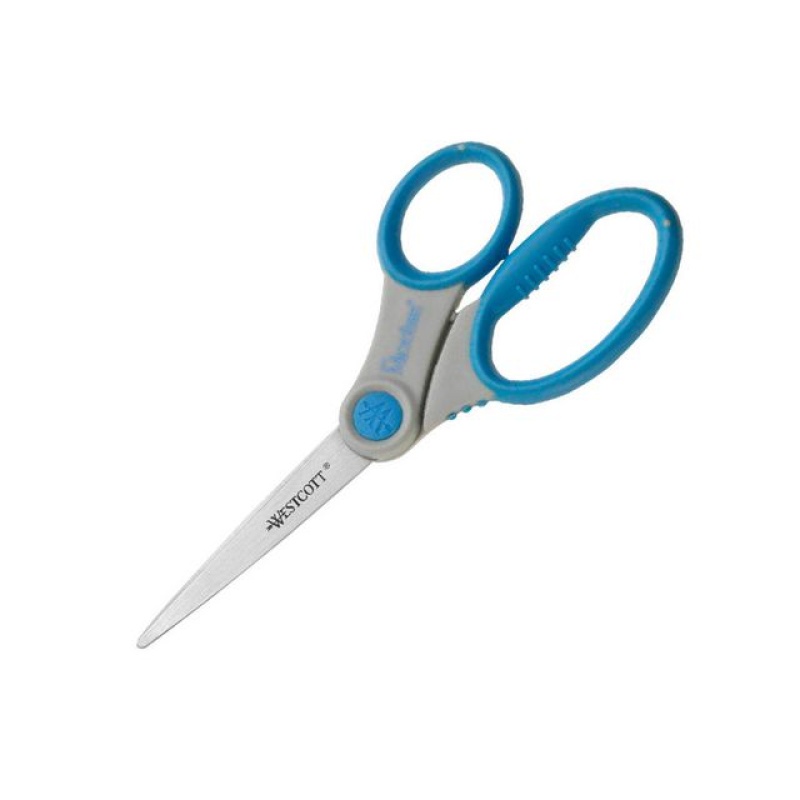 Schaar Microban Softgrip 180 mm asymm.