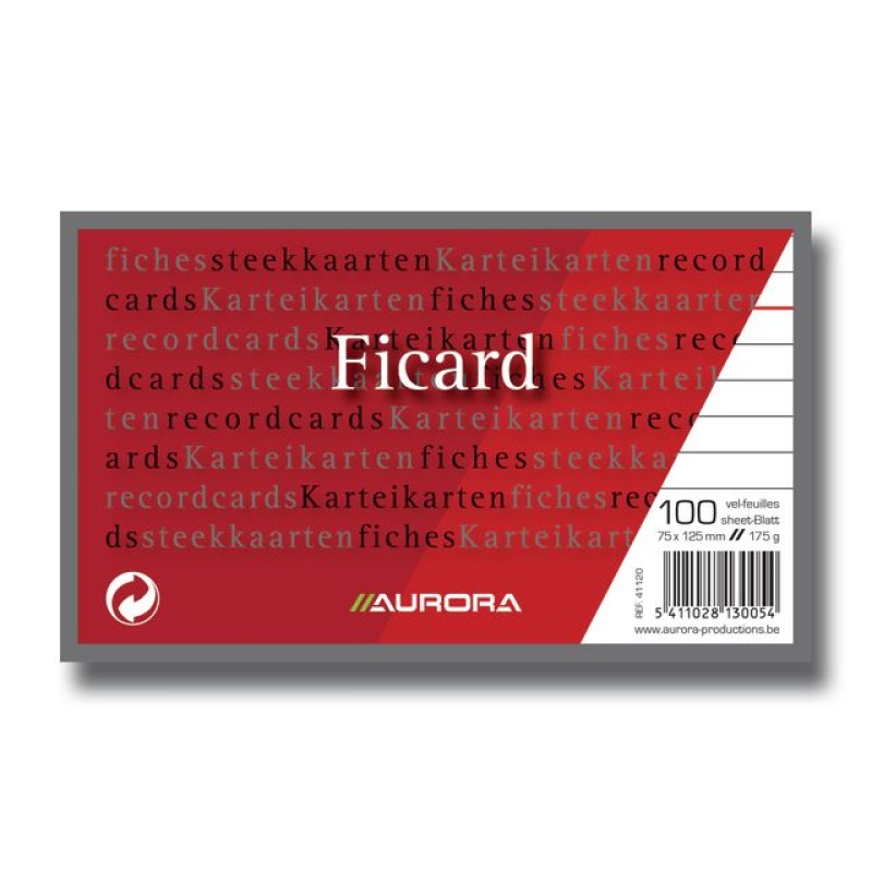 Systeemkaart Aurora 75x125 lijnpak 100