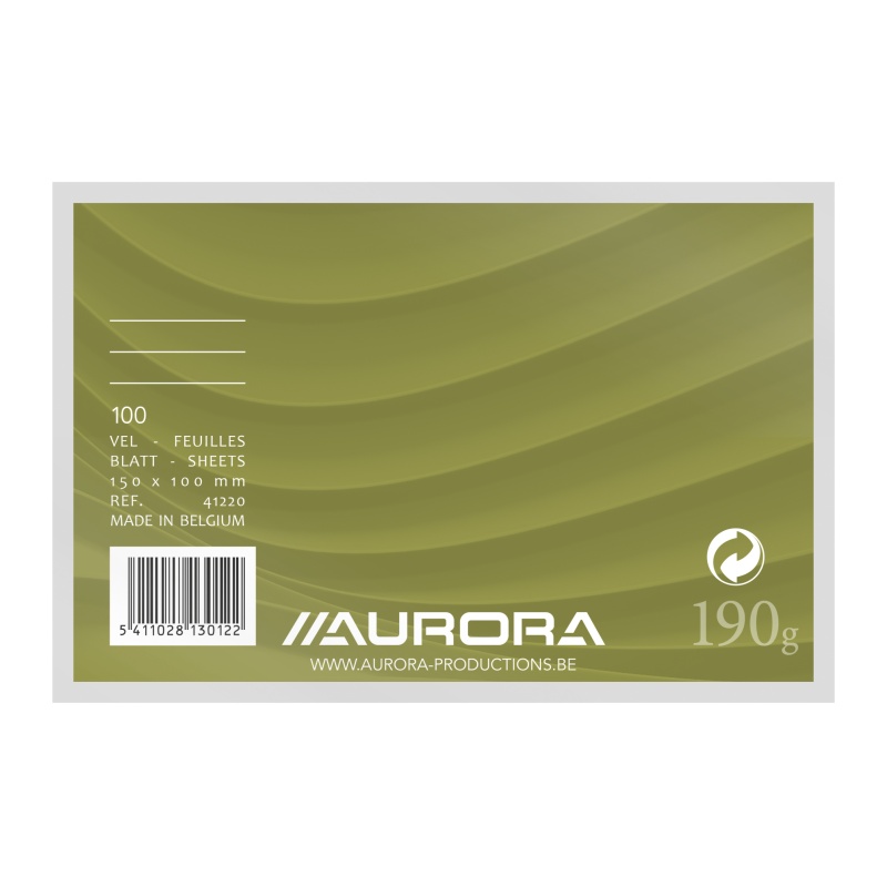 Systeemkaart Aurora 100x150 lijn/pak 100