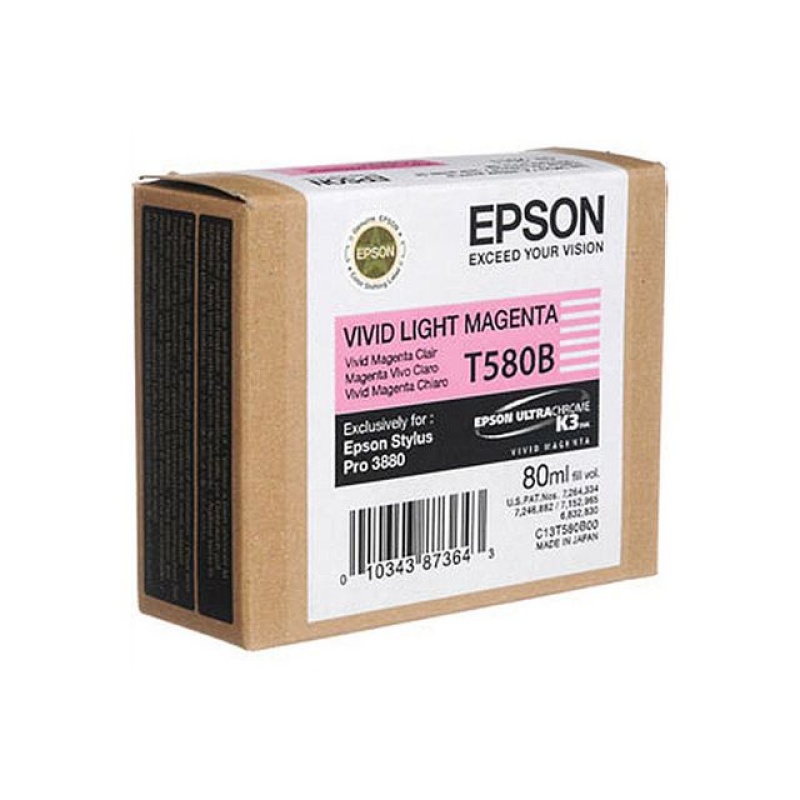 Inkjet Epson T580 licht magenta