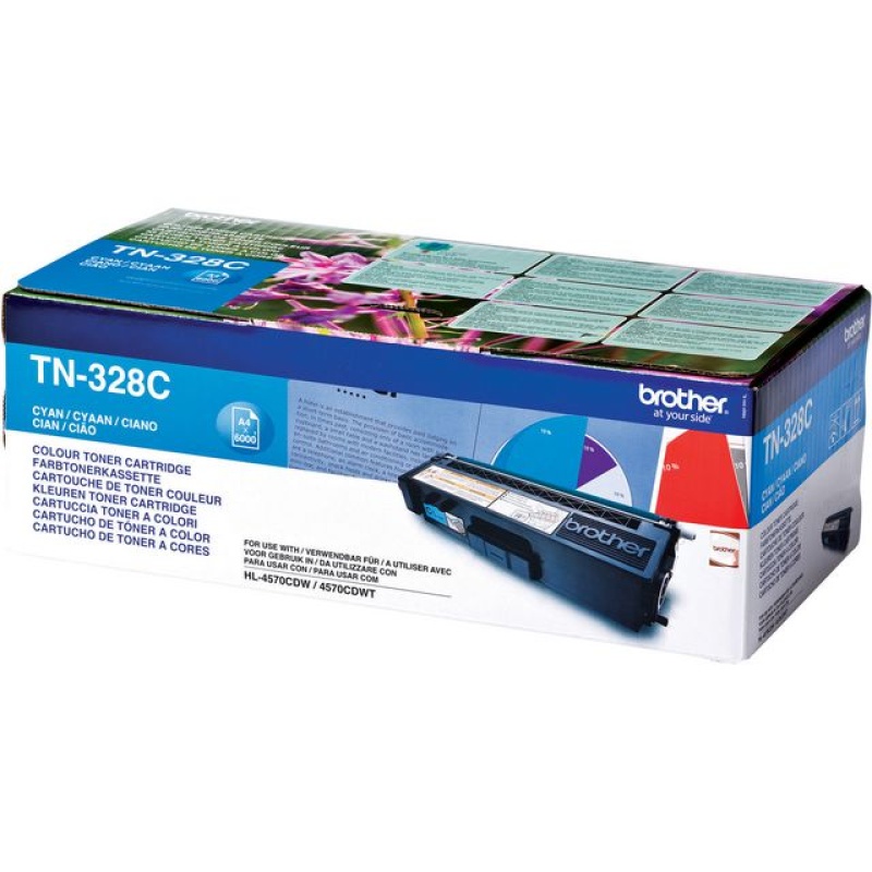 Toner Brother TN-328C 6K cyan