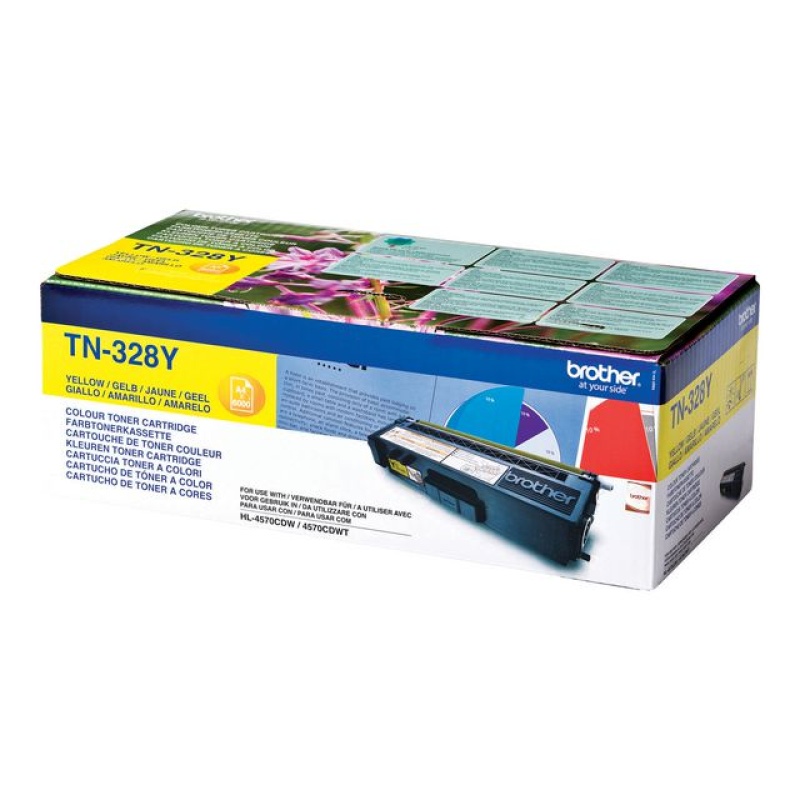 Toner Brother TN-328Y 6K yellow
