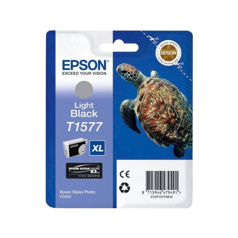 Inkjet Epson T1577 licht zwart