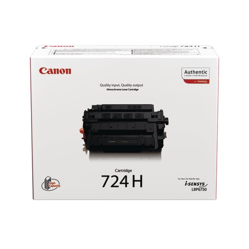 Toner Canon CRG-724H HC 12K zwart