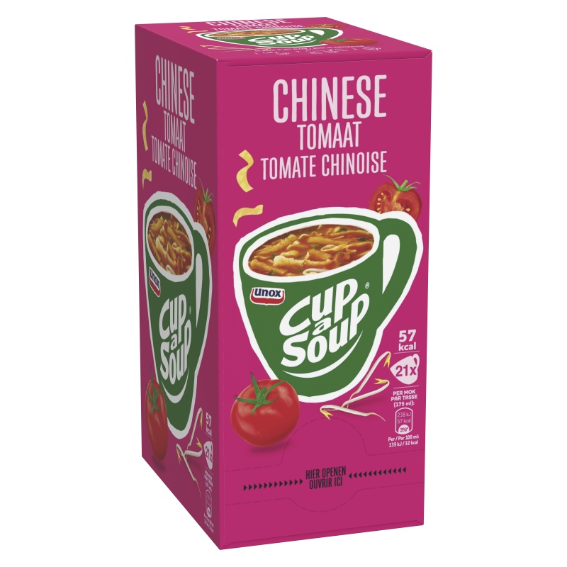Soep Cup-a-soup chinese tomaat/doos 21